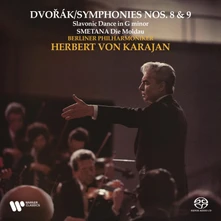 Herbert von Karajan, CD DVORAK: SYMPHONIES NOS. 8 & 9 FROM THE NEW WORLD - SMETANA: DIE MOLDAU