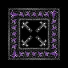 Black Sabbath, Šatka Cross Logo, Unisex, Čierna