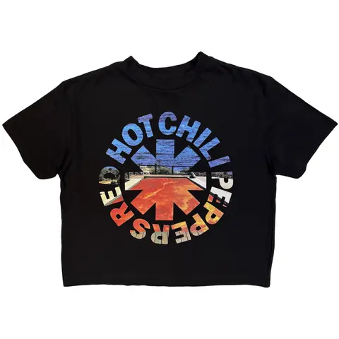 Ladies Crop Top: Californication Asterisk (Black)