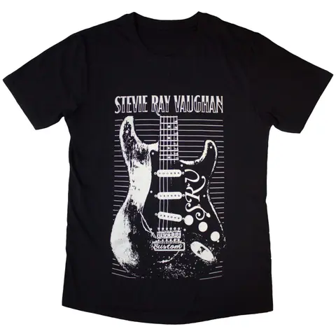 Stevie Ray Vaughan – Tričko Guitar (Čierna), Unisex, Čierna