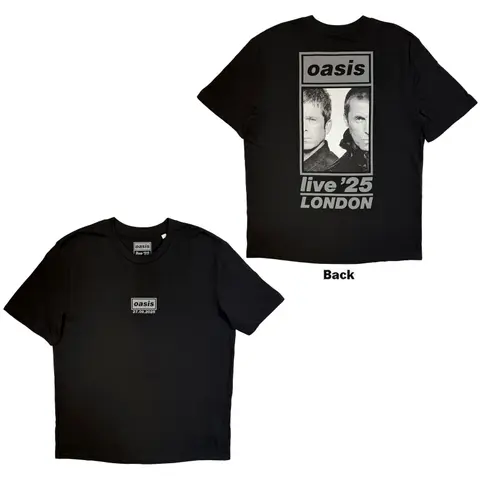 Unisex T-Shirt: London 27 Sept Event (Black) (Back Print & Ex-Tour)