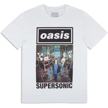 Tričko Unisex T-Shirt: Supersonic Single Cover (White) (Ex-Tour)