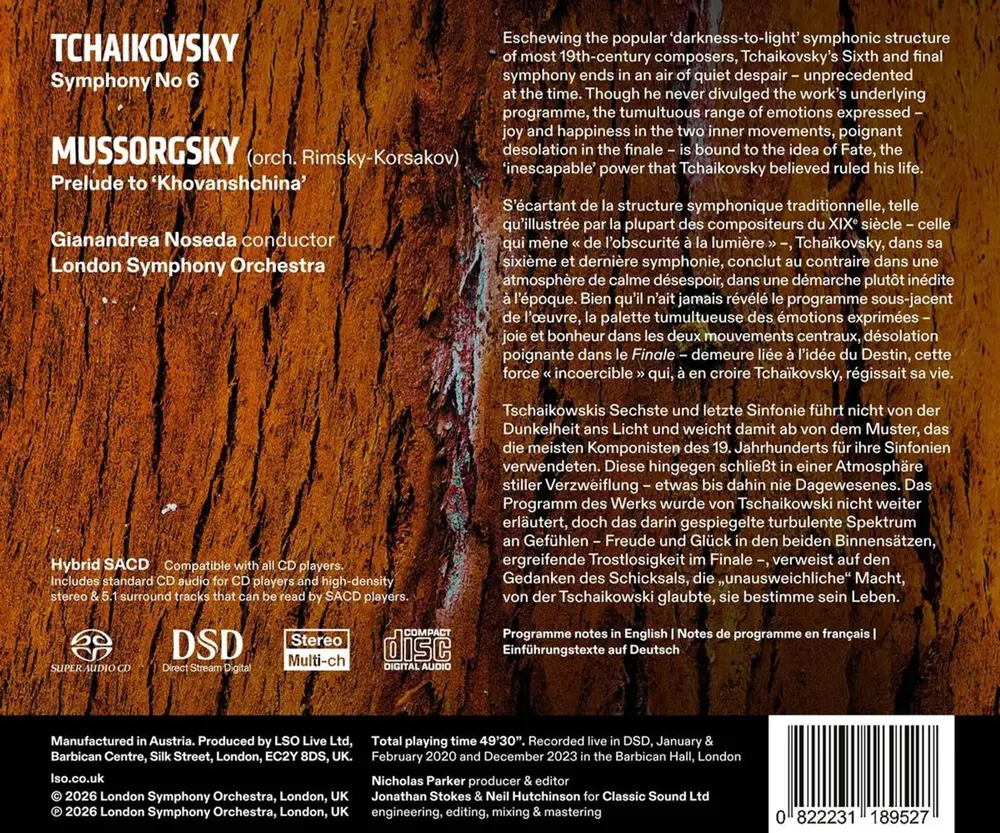 TCHAIKOVSKY: SYMPHONY ...