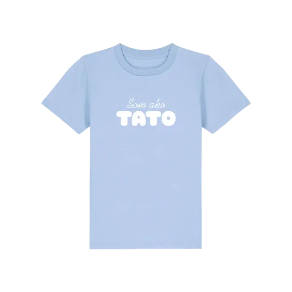 Tričká – Tričko Som ako tato, Detské, Baby modrá