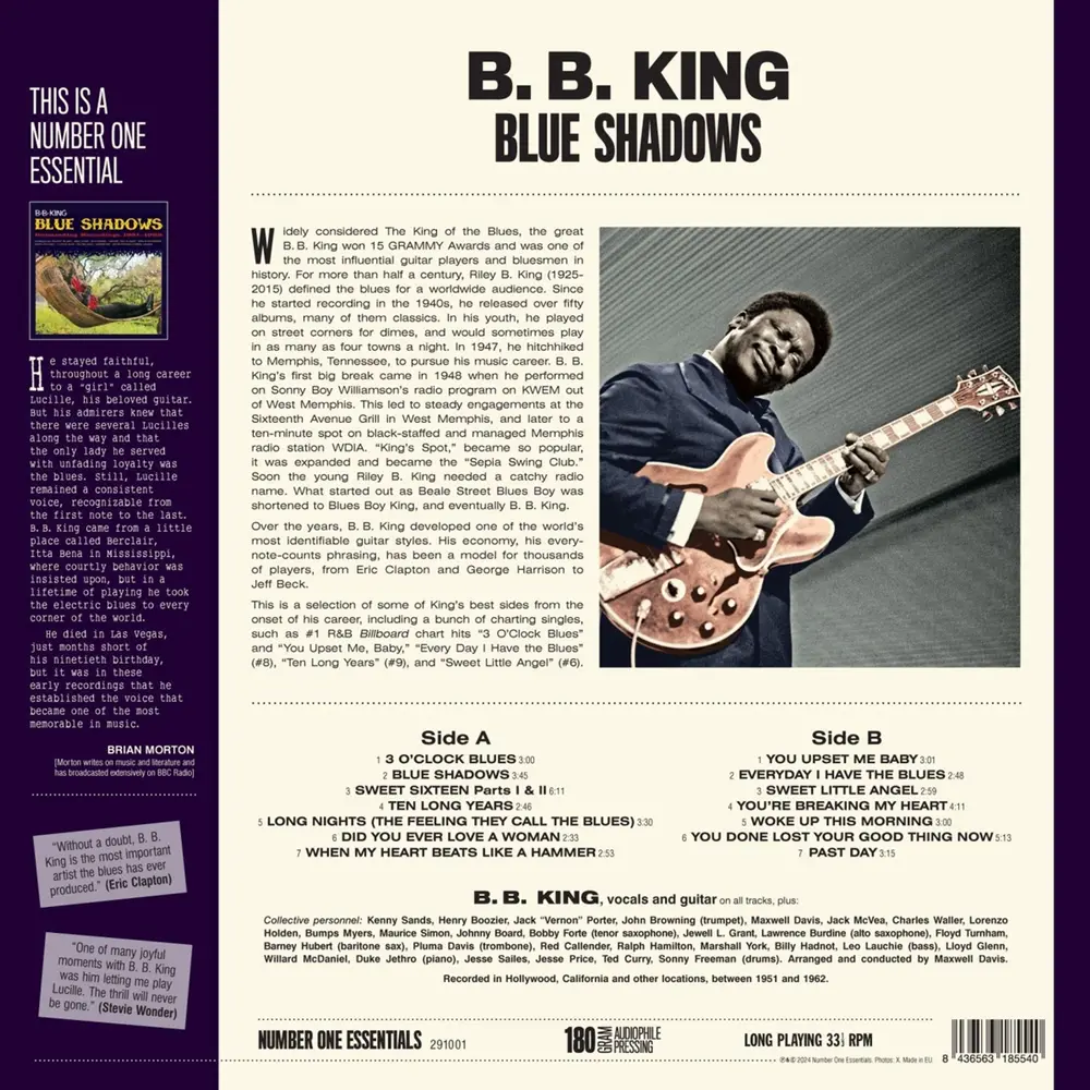 B. B. King – Blue Shadows (Number One Essentials) (Vinyl)