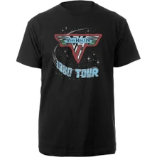 Van Halen, Tričko 1980 Tour, Unisex, Čierna