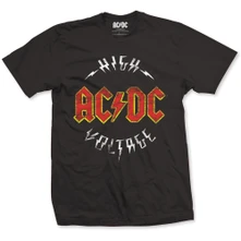 AC/DC, Tričko High Voltage, Unisex, Čierna