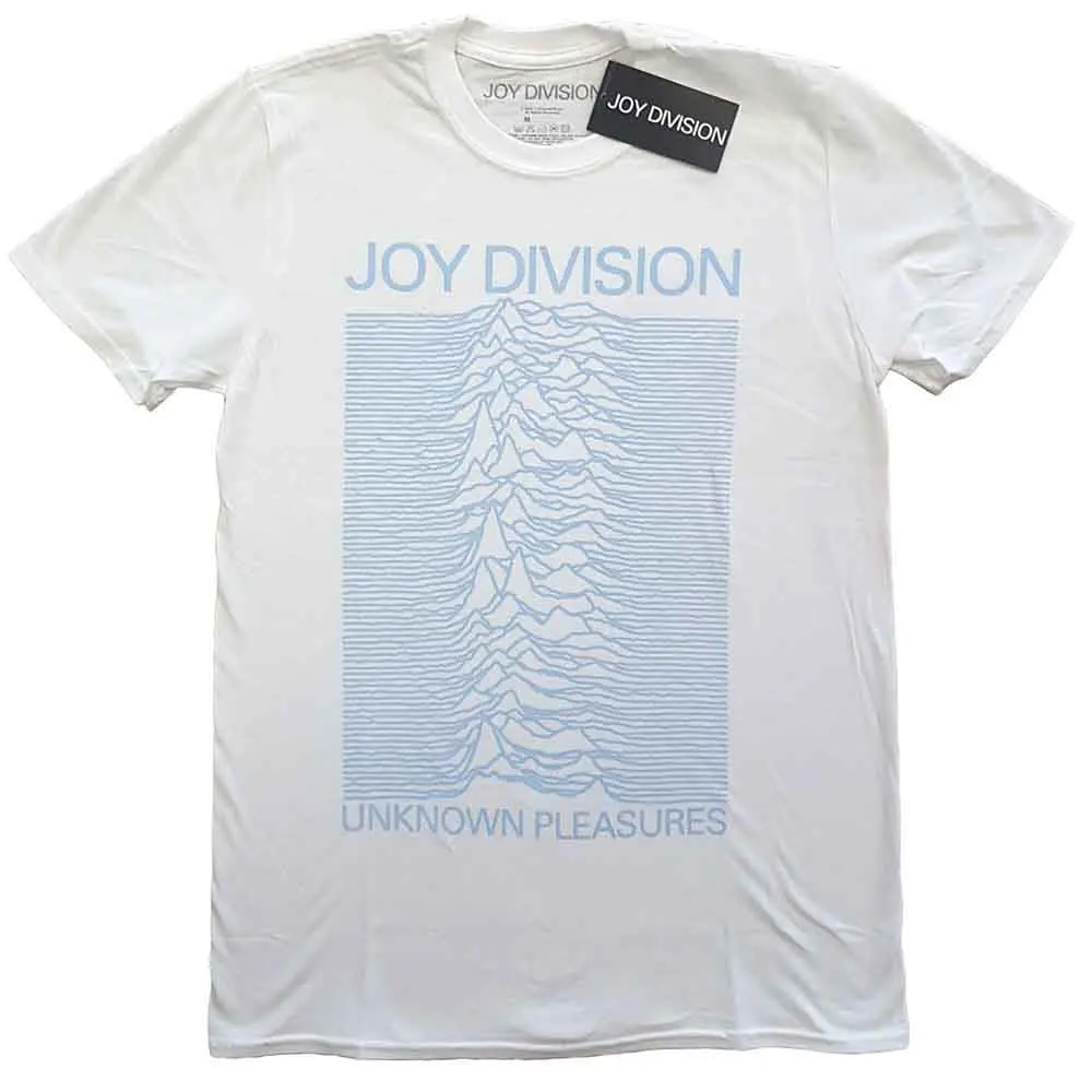 Unknown Pleasures Blue on White