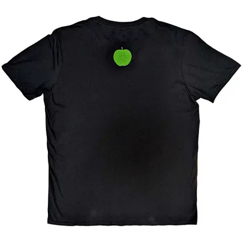 The Beatles – Tričko On Apple (Čierna, Back Print), Unisex, Čierna