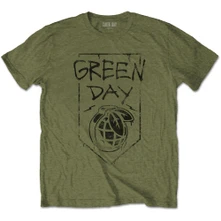 Green Day, Tričko Organic Grenade, Unisex, Zelená