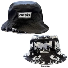 Oasis, Klobúk Decca Logo / Definitely Maybe Reversible, Unisex, Čierna