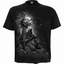 Spiral, Tričko Grave Walker, Unisex, Čierna