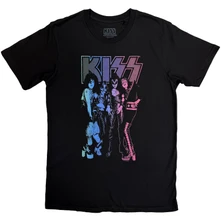 Kiss, Tričko Purple Band, Unisex, Čierna