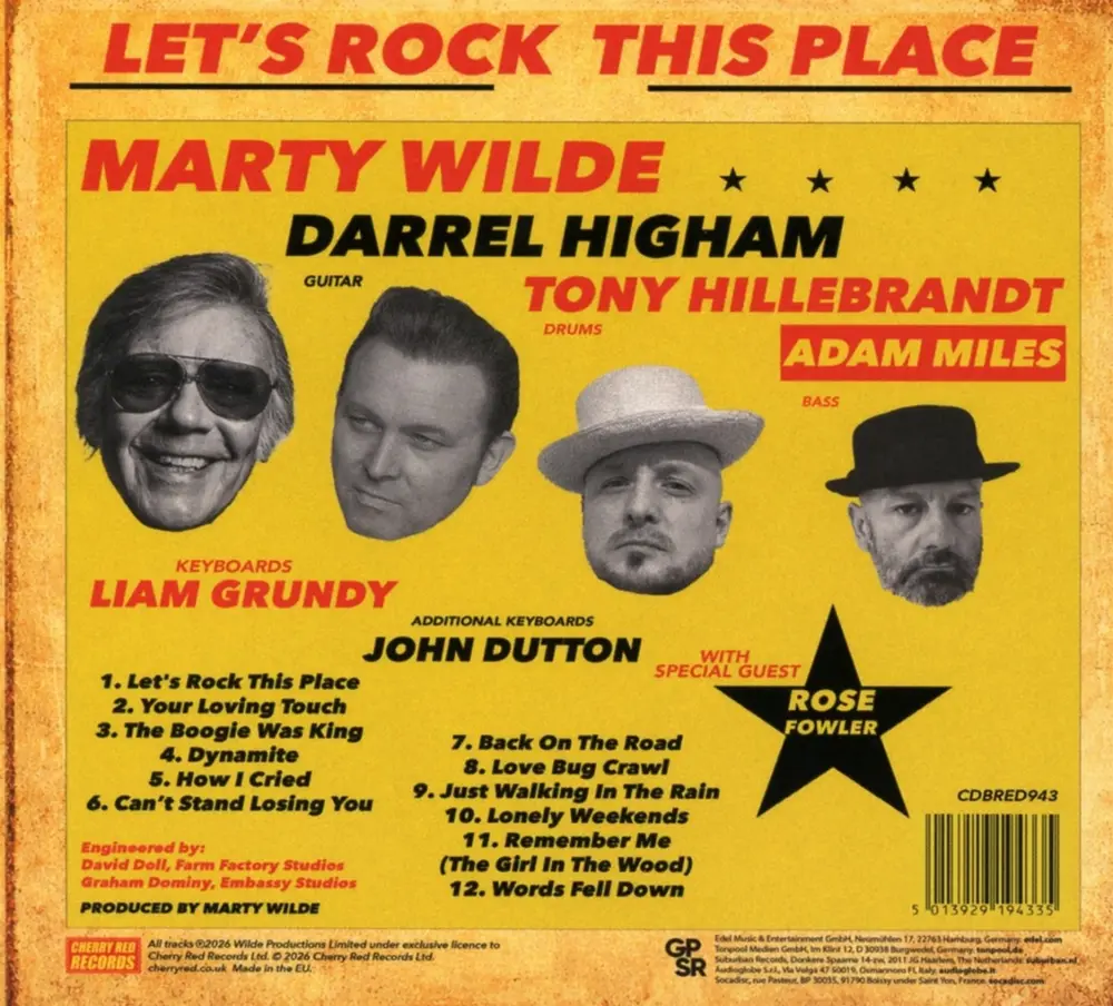 Marty Wilde – LET'S ROCK THIS PLACE (CD)