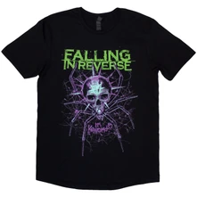 Falling In Reverse, Tričko Spider, Unisex, Čierna