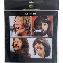 The Beatles – Let It Be Album Cover (Smaltovaná tabuľka)