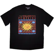 Unisex Oversized Boxy T-Shirt: Sun Box (Black) thumbnail