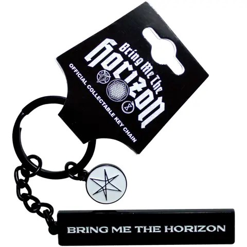 Bring me the horizon – Kľúčenka Text Logo 6-Point Star Charm