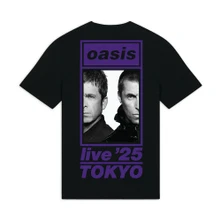 Tričko Unisex T-Shirt: Tokyo Half Faces Fan Store (Black) (Back Print & Ex-Tour)