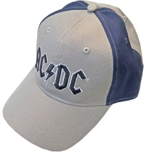 AC/DC, Šiltovka Black Logo, Unisex, Modrá, Šedá