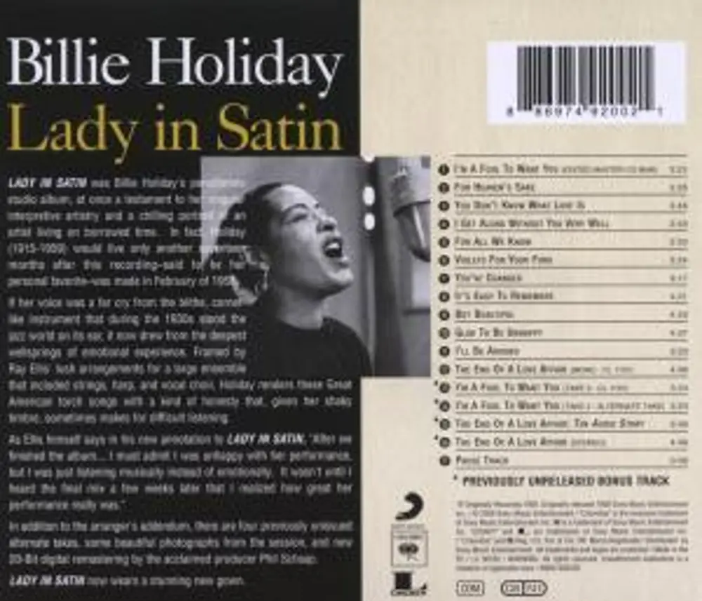 Lady In Satin (Remastered) (Columbia Label)