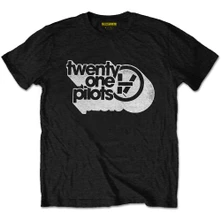 Twenty One Pilots, Tričko Vessel Vintage, Unisex, Čierna