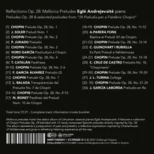 Eglė Andrejevaitė – FREDERIC CHOPIN: REFLECTIONS OP. 28 - MALLORCA PRELUDES (CD)