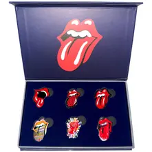 The Rolling Stones – Tongues Evolution 2 (Pin Badge Set) (Odznak)
