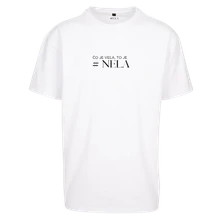 Nela Pocisková, Tričko Čo je veľa, to je #NELA, Unisex, Biela