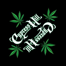 Cypress Hill, Šatka Logo/Leaf, Unisex, Čierna