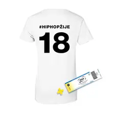 Hip Hop Žije Festival – 2018 Tričko + Lístok (Balík)
