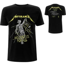 Metallica, Tričko And Justice For All Tracks, Unisex, Čierna