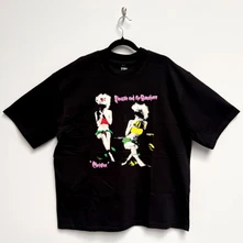 Tričko Unisex Oversized Boxy T-Shirt: Christine (Black)