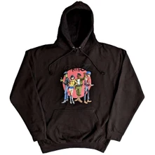 Gorillaz, Mikina Group Circle Rise, Unisex, Čierna