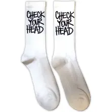 Beastie Boys, Ponožky Check Your Head, Unisex, Biela