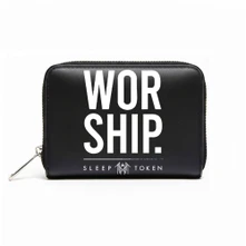 Peňaženka Zip Top Purse: Worship (Black)