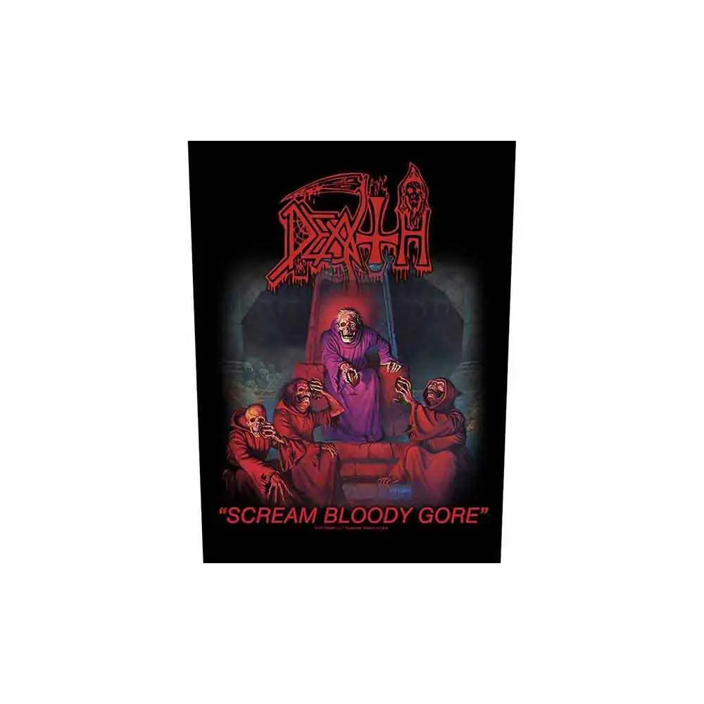 Death – Scream Bloody Gore (Back Patch · sew-on) (Nášivka)