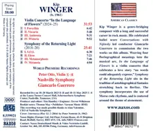 KIP WINGER: SYMPHONY OF THE RETURNING LIGHT / VIOLIN CONCERTO IN THE LANGUAGE OF FLOWERS thumbnail