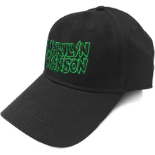 Marilyn Manson, Šiltovka Logo, Unisex, Čierna