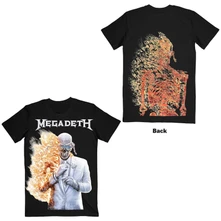 Tričko Unisex T-Shirt: White Album Vic Flame (Black) (Back Print)