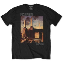 Pink Floyd, Tričko Animals Album, Unisex, Čierna