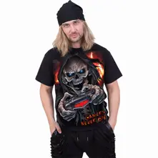 Unisex T-Shirt: Respawn (Black) (Back Print) thumbnail