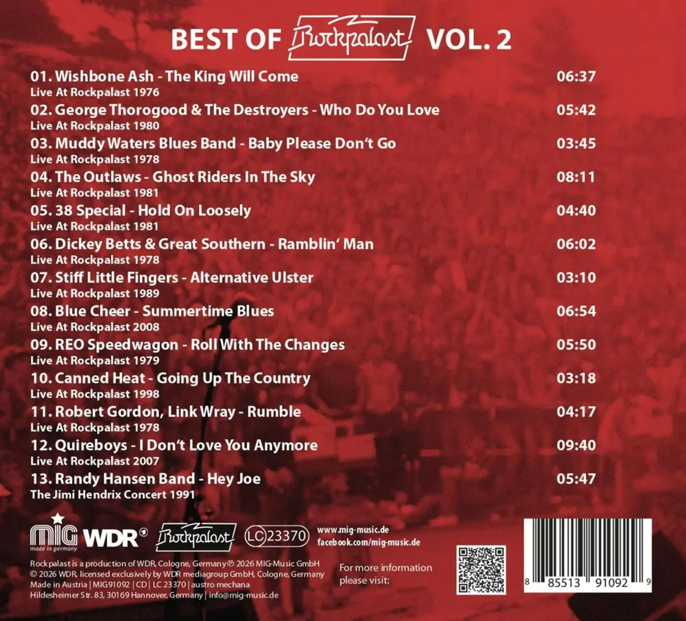 BEST OF ROCKPALAST VOL. 2