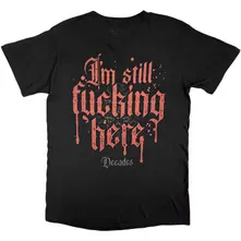 Unisex T-Shirt: Decades (Black) (Back Print) thumbnail