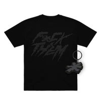T-shirt + Keychain PUFF Print Logo Black thumbnail