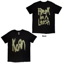 Unisex T-Shirt: Freak On A Leash (Black) (Back Print) thumbnail