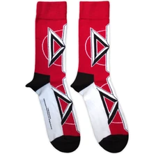 Dead Kennedys, Ponožky Logo, Unisex, Červená