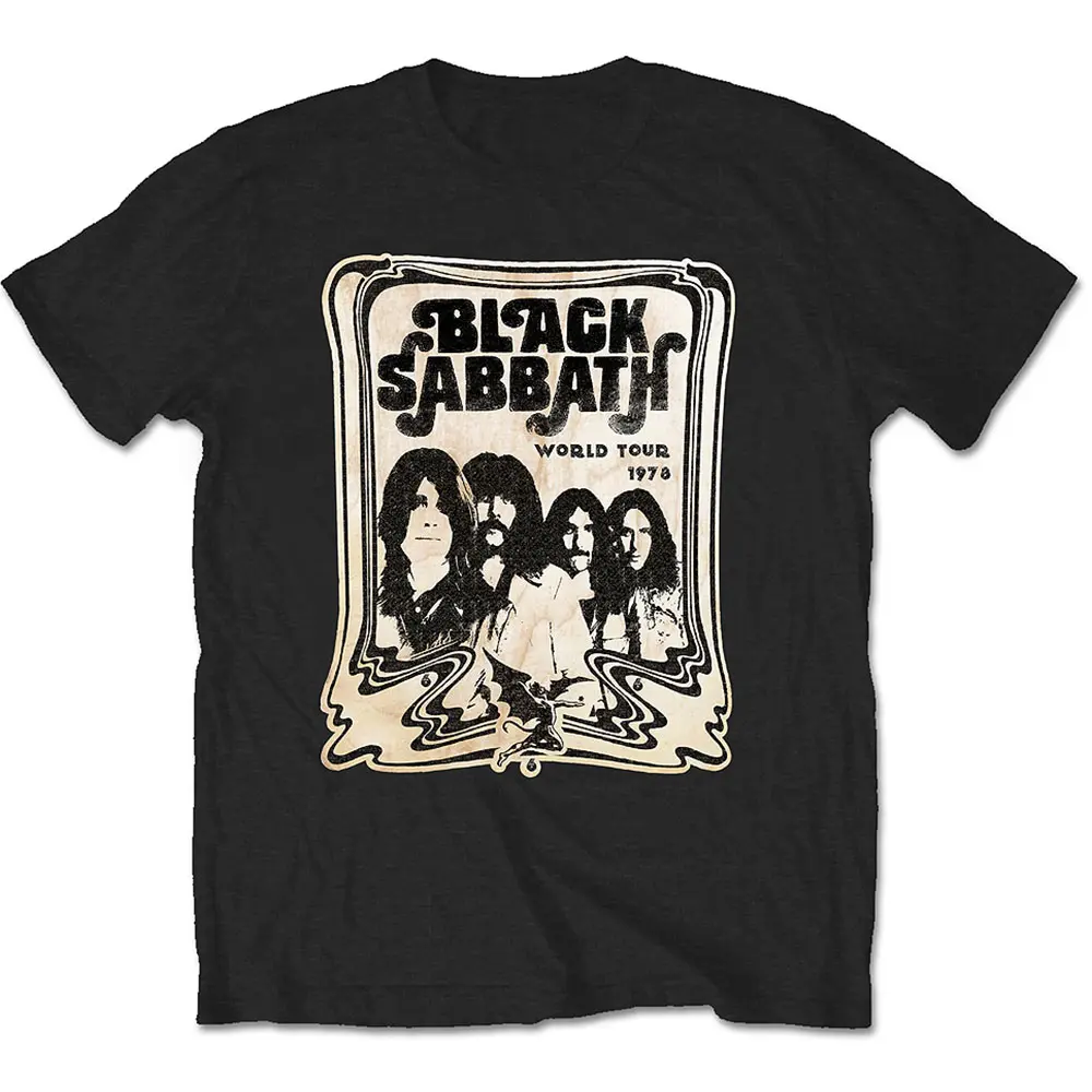 Black Sabbath – World Tour 1978 (Čierna) (Tričko)
