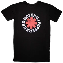 Red hot chili peppers, Šaty Classic Asterisk, Žena, Čierna