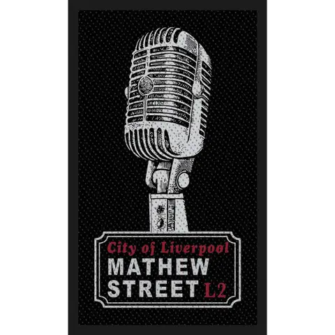 Standard Patch: Mathew St Mic City Of Liverpool